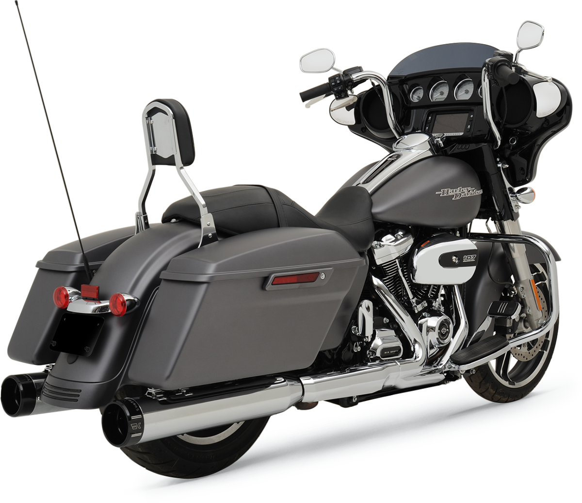 Khrome Werks 4-1/2" HP-Plus® Slip-On Mufflers - Chrome With Klassic - Touring