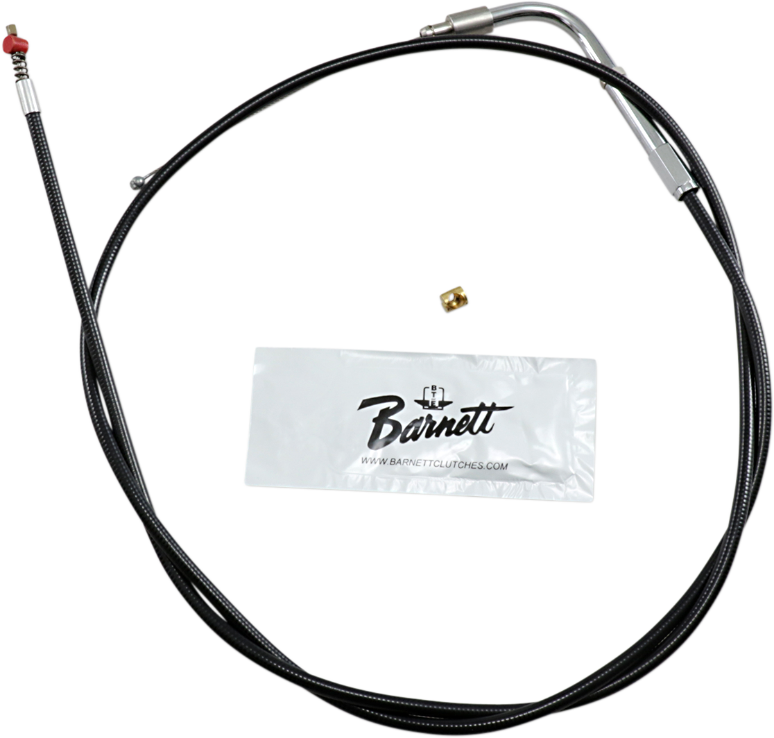 Barnett Black Vinyl Idle Cable - +3" Size - 42" Length