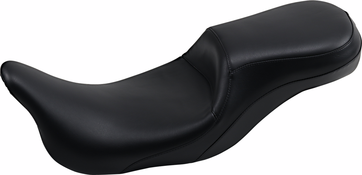 Le Pera Outcast Daddy Long Legs Seat - 2-Up - W/O Backrest - Smooth - Black - FL '08-'23