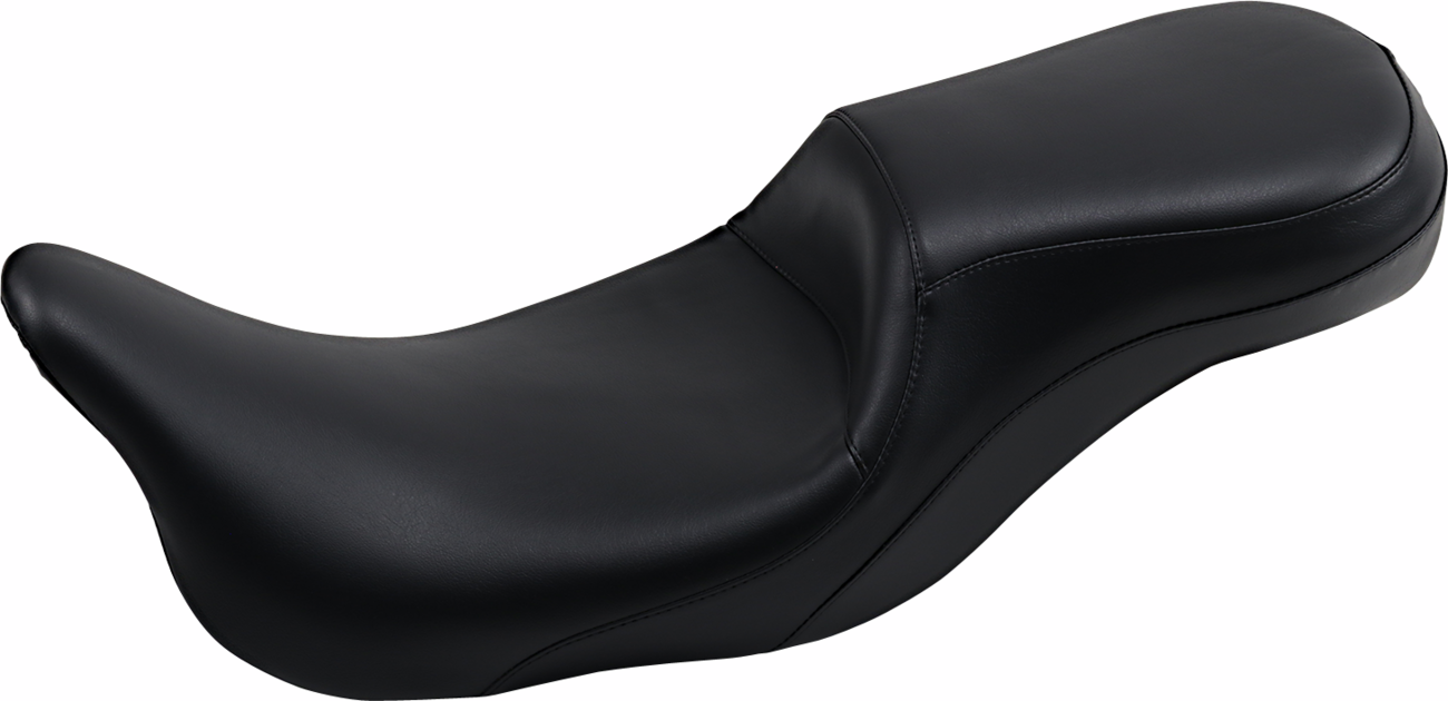 Le Pera Outcast Daddy Long Legs Seat - 2-Up - W/O Backrest - Smooth - Black - FL '08-'23