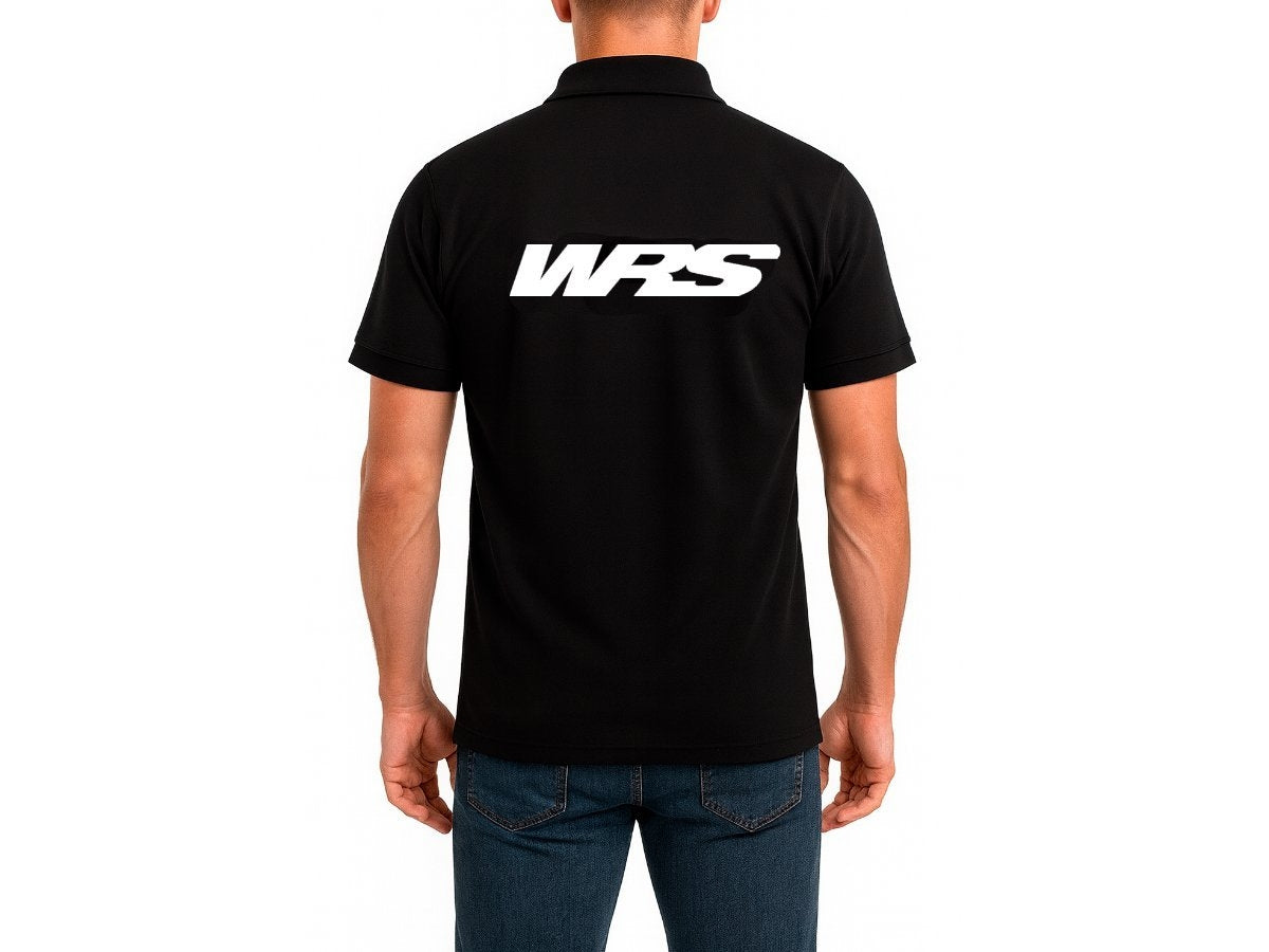 WRS Original Polo Shirt 100% Cotton White Logo