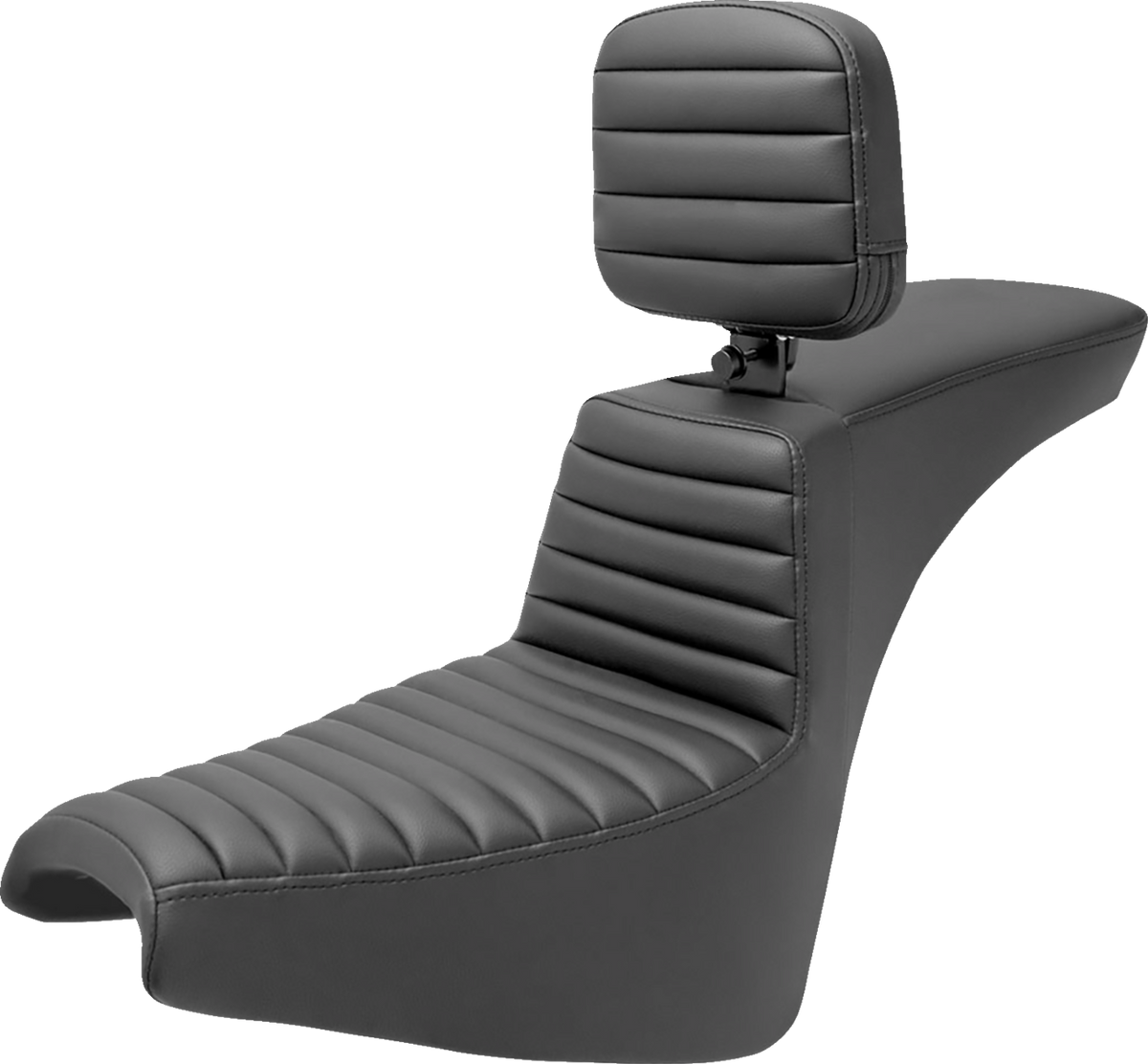 Saddlemen Tour Step-Up Seat - Rider Backrest - Tuck-N-Roll - FXBB/FXST '18-'24