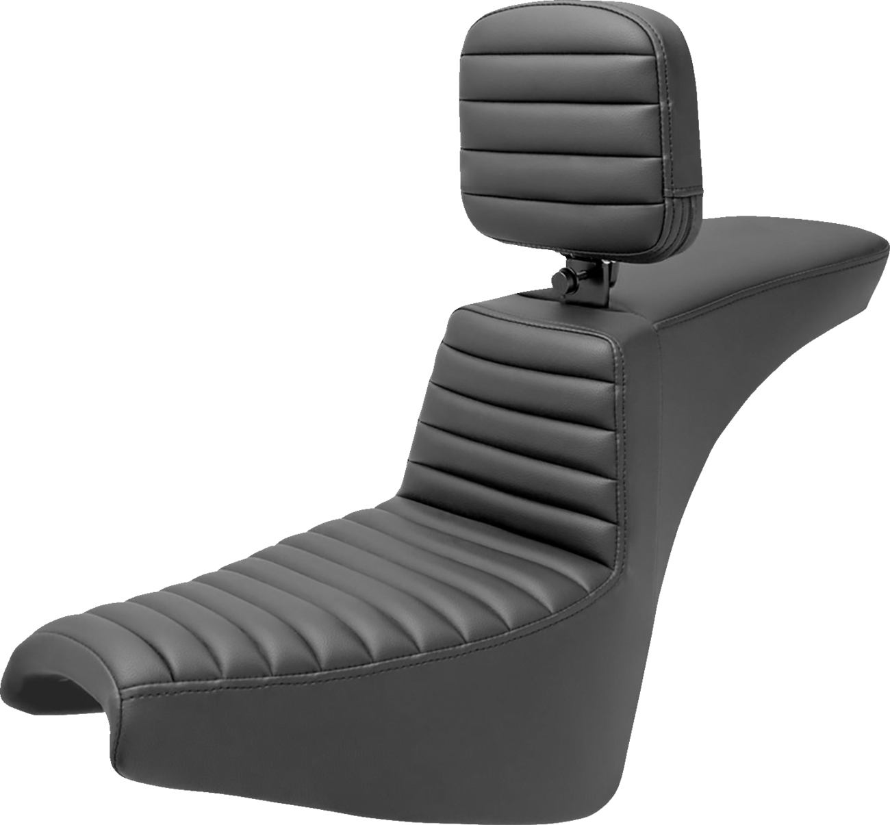 Saddlemen Tour Step-Up Seat - Rider Backrest - Tuck-N-Roll - FXBB/FXST '18-'24