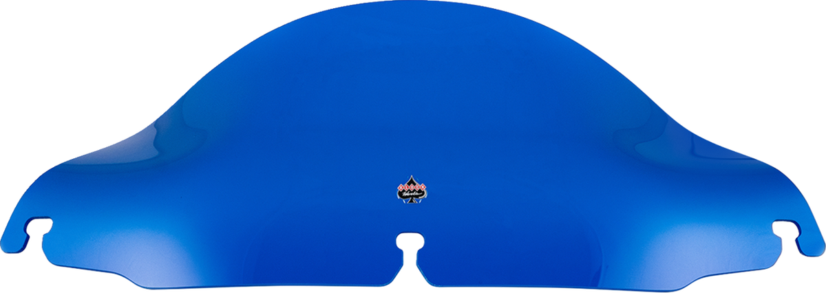 Klock Werks Kolor Flare® Windshield - 6-1/2" - Blue - '96-'13 FLHT/FLHX