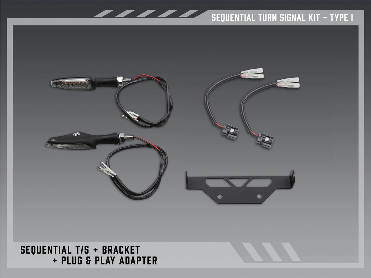 Yoshimura Type I Sequential Signal Kit For V2 Fender Eliminators