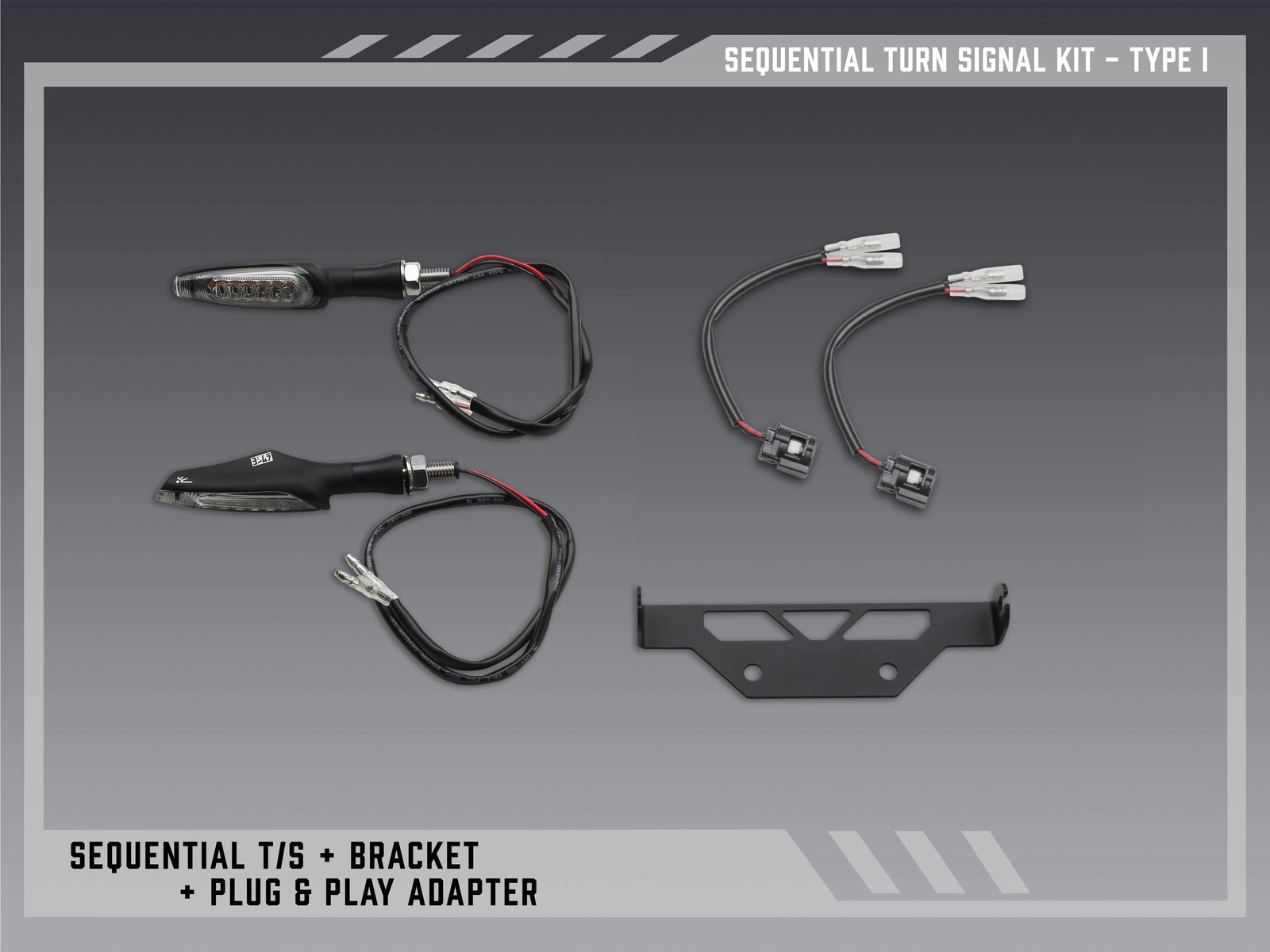 Yoshimura Type I Sequential Signal Kit For V2 Fender Eliminators