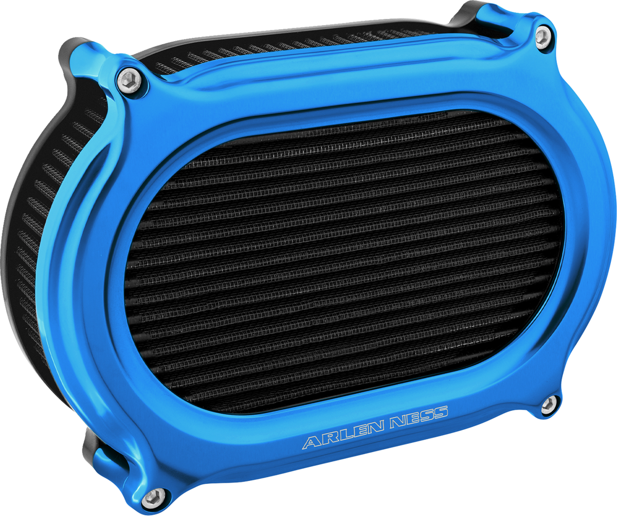 Arlen NESS Stage 2 Oval Air Cleaner Kit - Blue