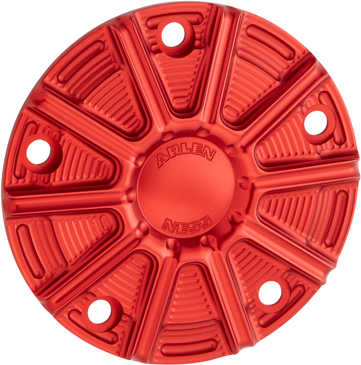 Arlen NESS Points Cover - Red - Twin Cam