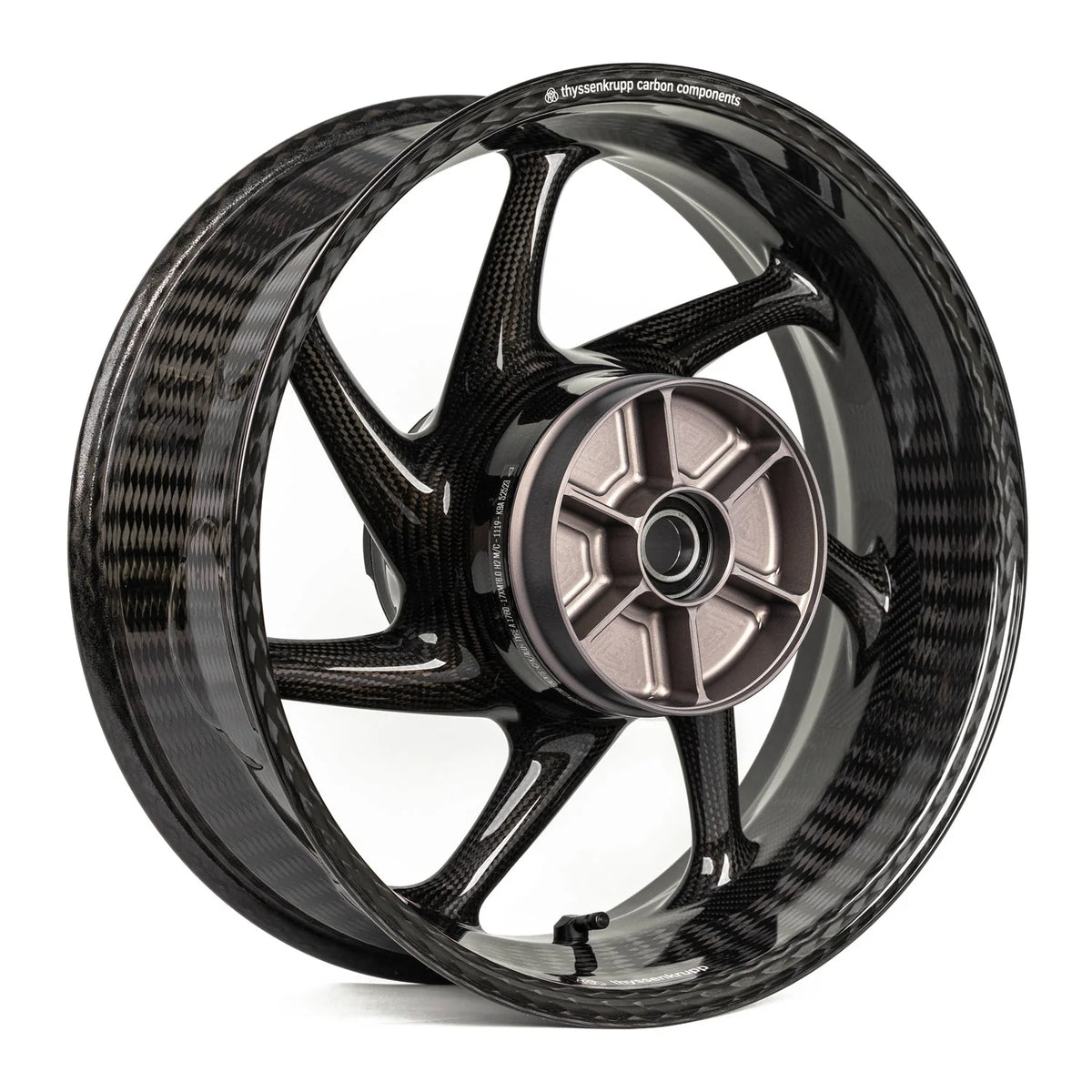 Thyssenkrupp Braided Carbon Fiber Wheel Set For GSXR 1000 1000R