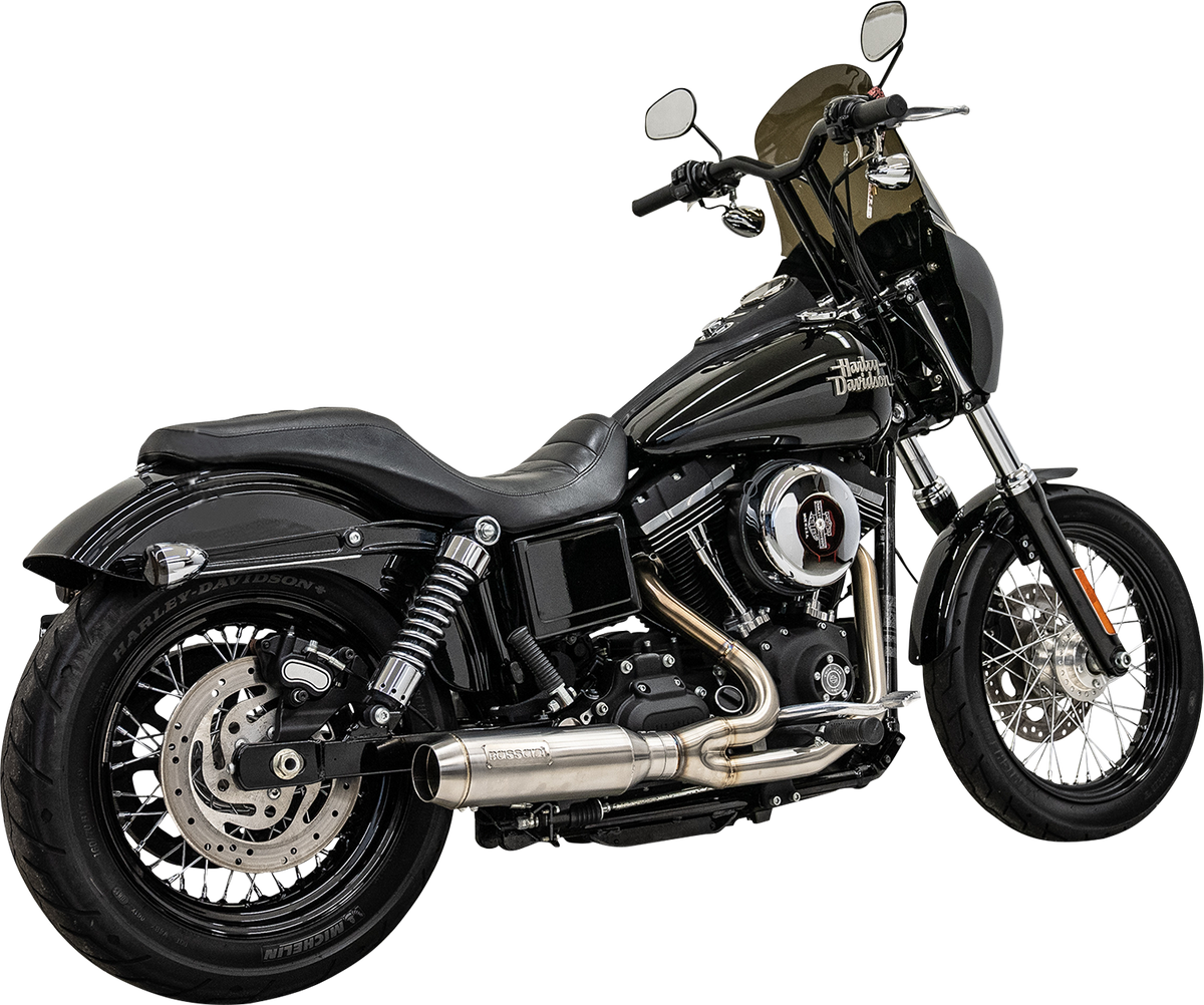 Bassani Xhaust 2-Into-1 Ripper Exhaust System With Super Bike Muffler - Stainless Steel