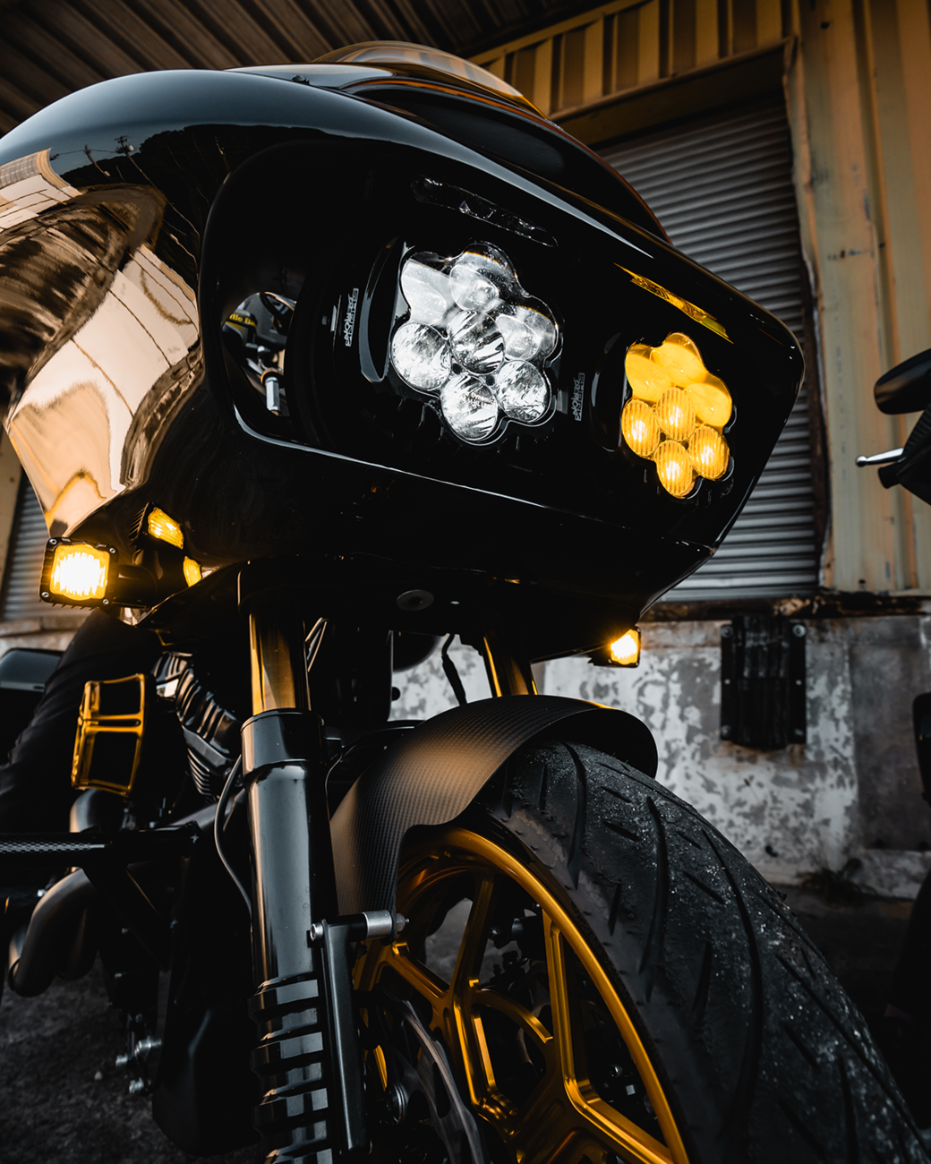 Custom Dynamics Headlight/Fog Light - Shark Demon® - Road Glide