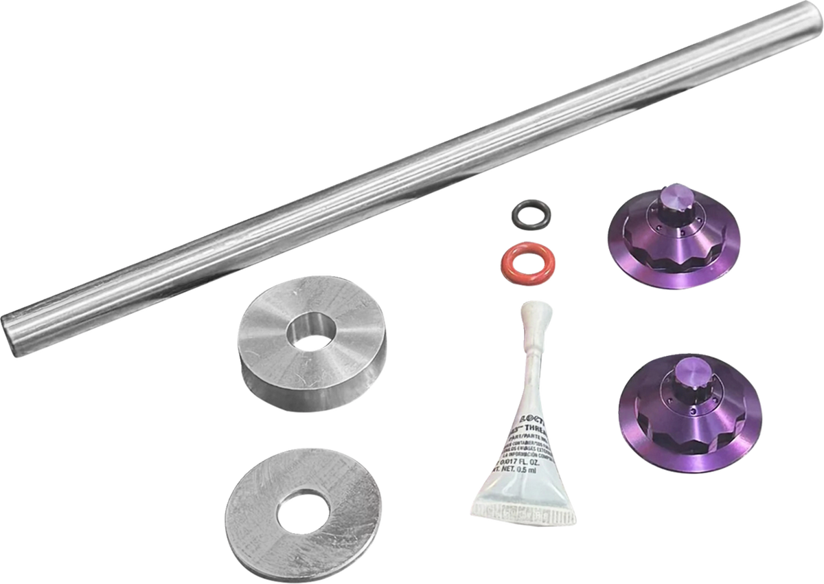Paul Yaffe Bagger Nation Standard 12 Point Front Axle Cover Kit For Y-Axle Rod