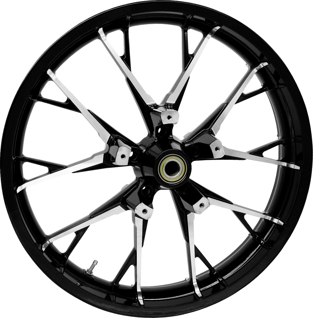 Coastal Moto Wheel - Marlin - Front - Dual Disc/Without ABS - Black Cut - 21x3.5