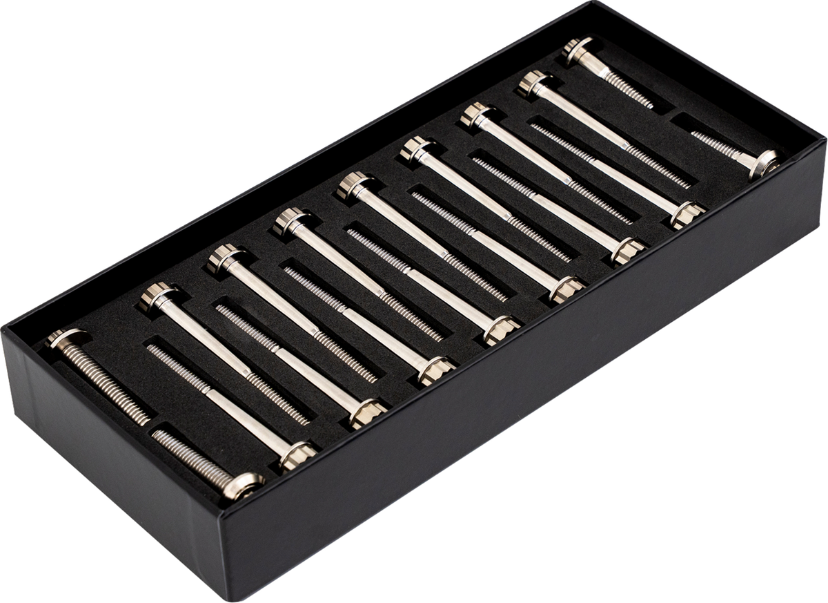 Trask Bitchin' Bolts Hardware Kit - Titanium - M8 - Crankcase
