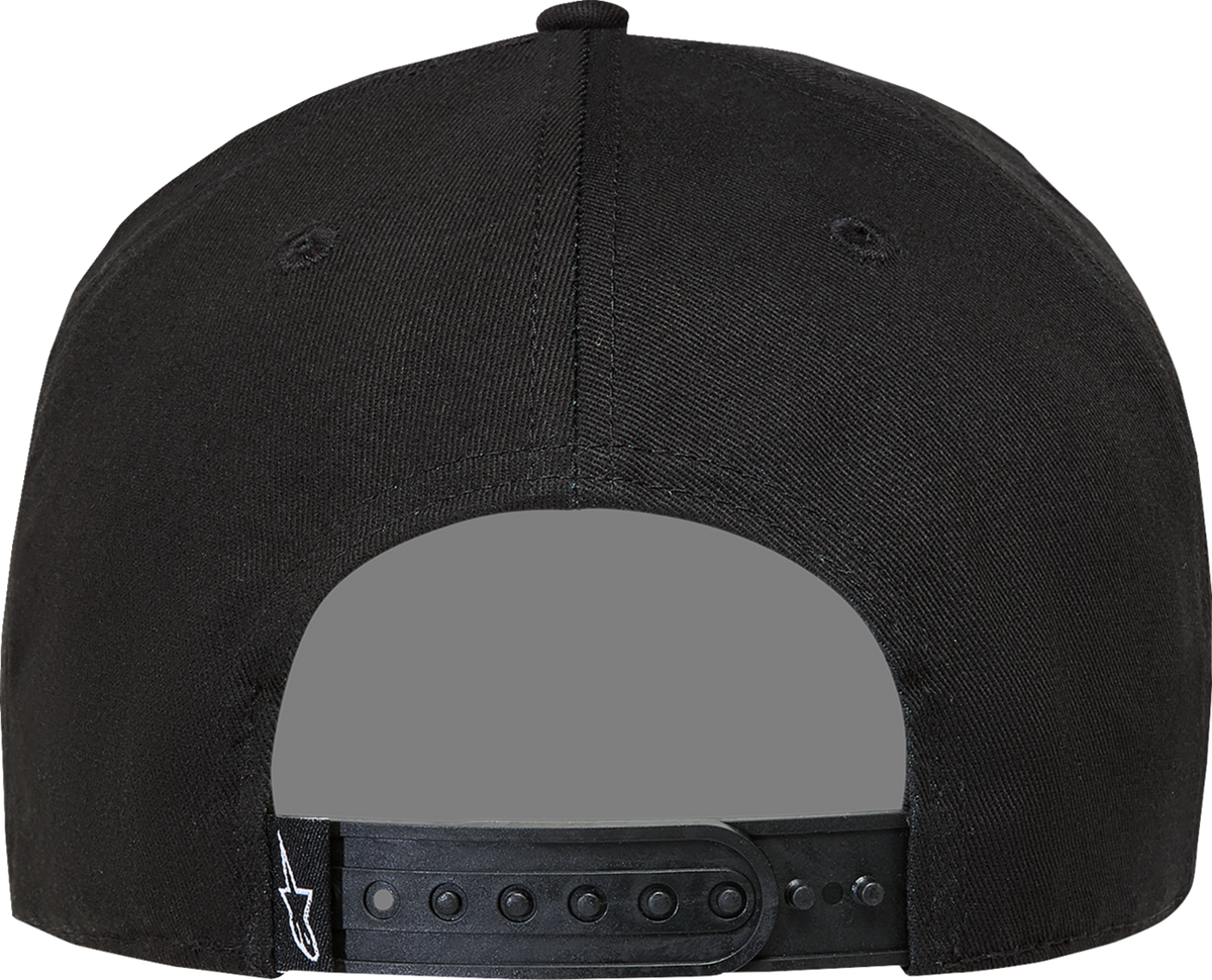 Alpinestars Label Snapback Hat - Black - One Size