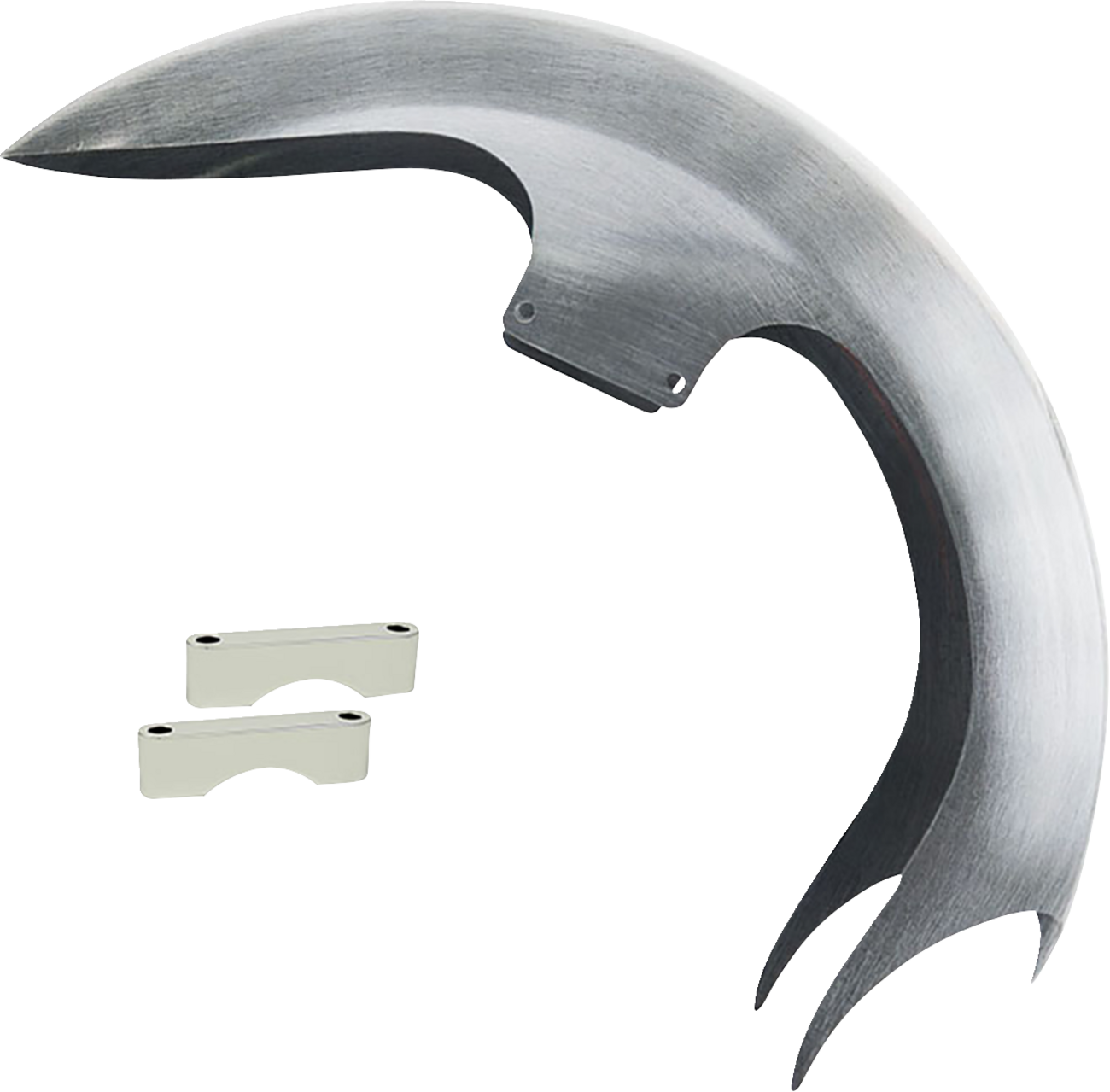 Paul Yaffe Bagger Nation Talon Front Fender - OEM - 16"-19" Wheel - With Chrome Adapters - Touring Models