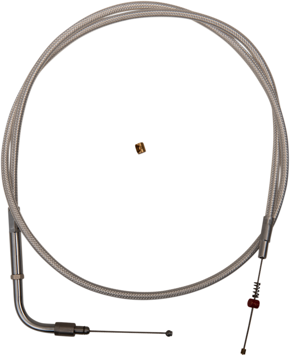 Barnett Platinum Series Idle Cable - +6" - Dyna/Softail/FXR