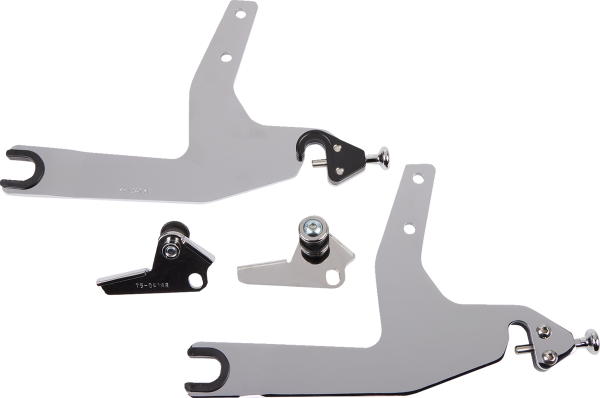 Cobra Backrest Kit - 11" - Chrome - Softail