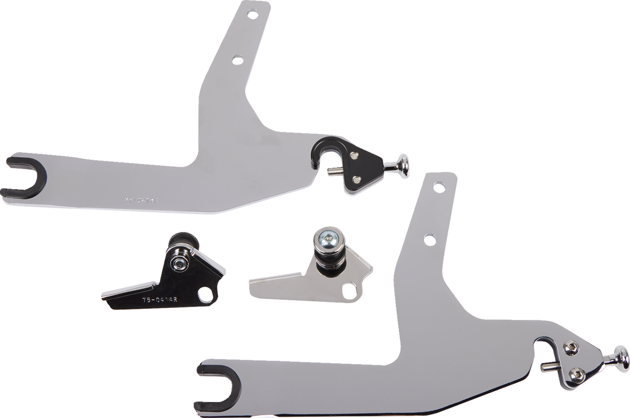 Cobra Backrest Kit - 11" - Chrome - Softail
