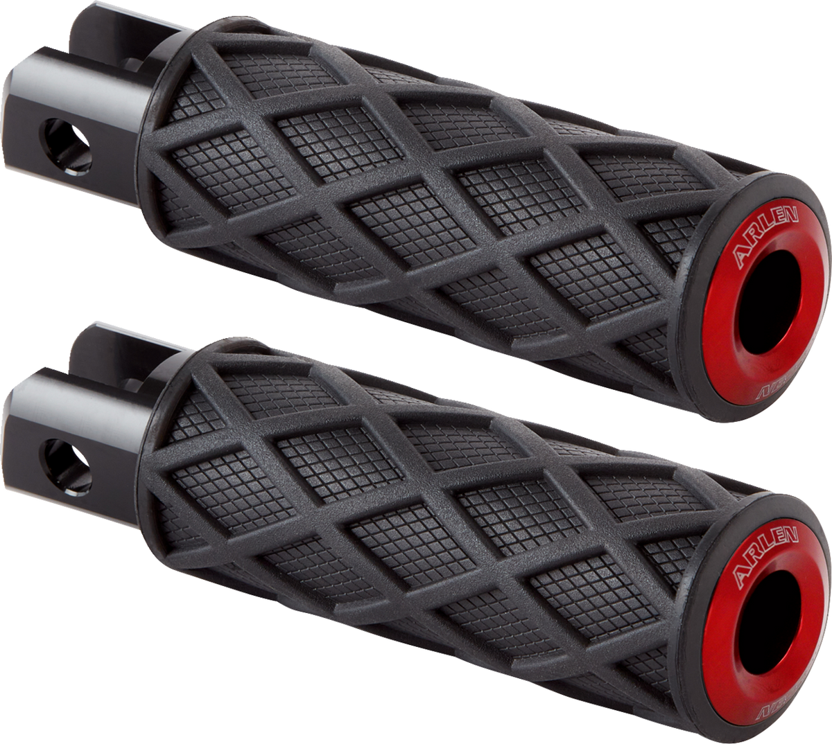 Arlen NESS Diamond Foot Pegs - Driver - Red