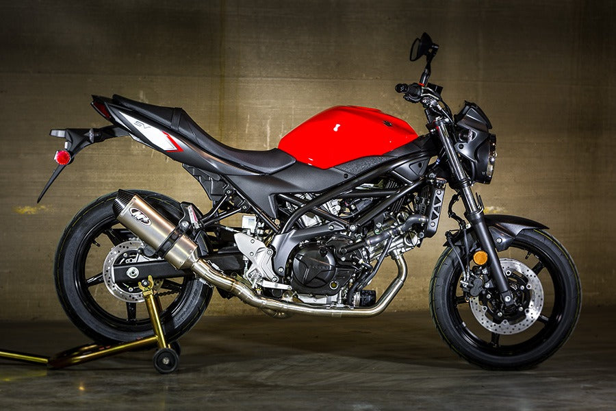 M4 Exhaust 2017 SV-650 Full System with Titanium muffler