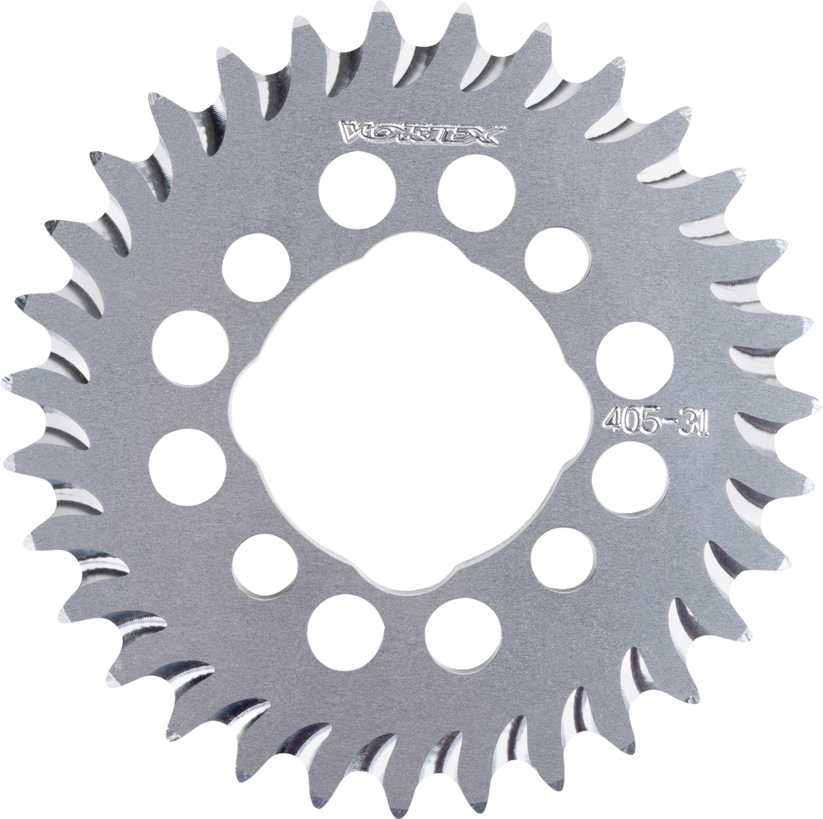 Vortex Rear Sprocket - Aluminum - 31 Tooth - Silver - Z 125 Pro