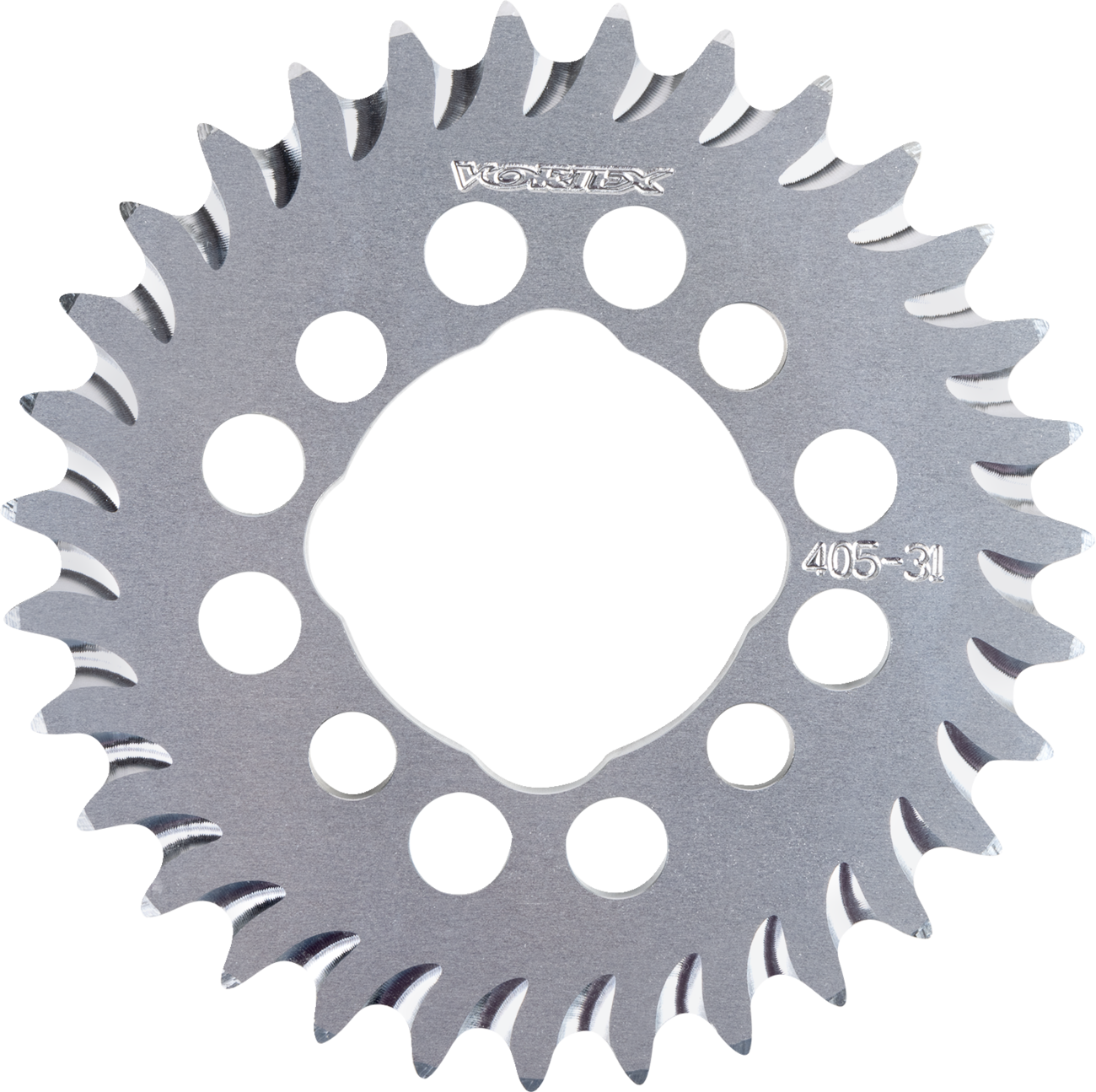 Vortex Rear Sprocket - Aluminum - 31 Tooth - Silver - Z 125 Pro