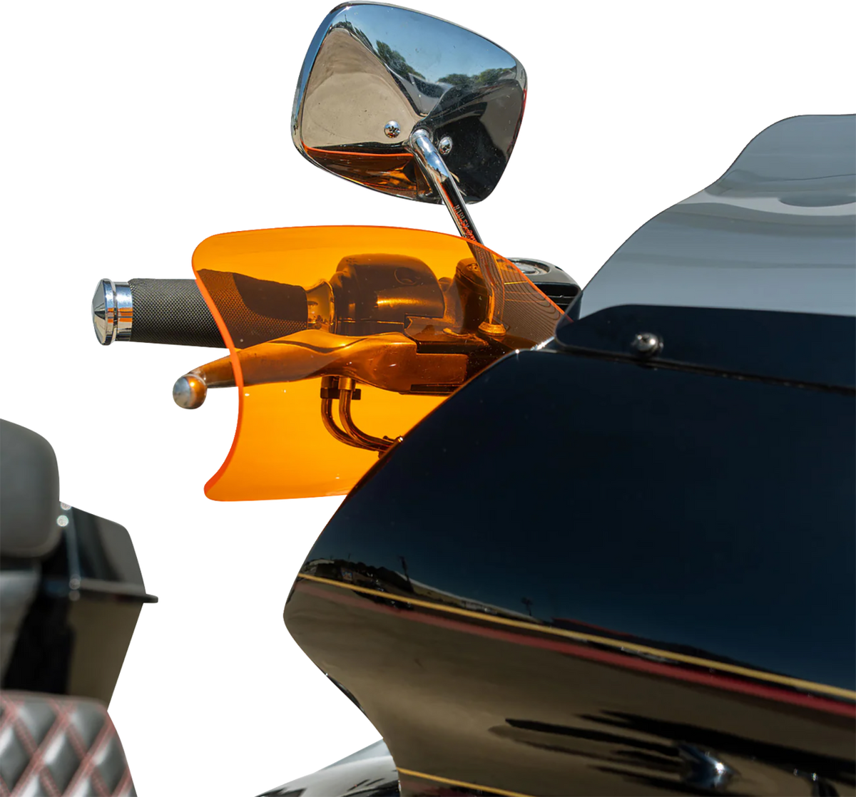 Klock Werks Flare® Handguards - Harley-Davidson Cable Clutch - Orange