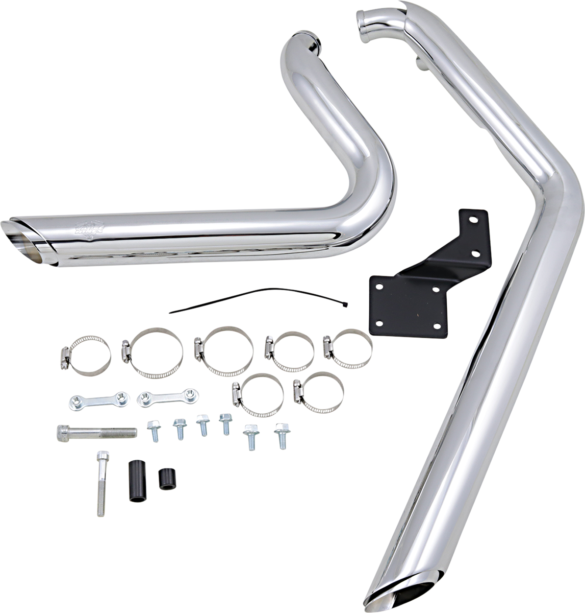 Vance &amp; Hines Shortshots Staggered Exhaust System - Chrome