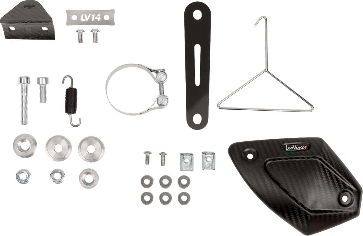 LeoVince LV-14 R Slip-On Muffler - Titanium - Kawasaki Z 900