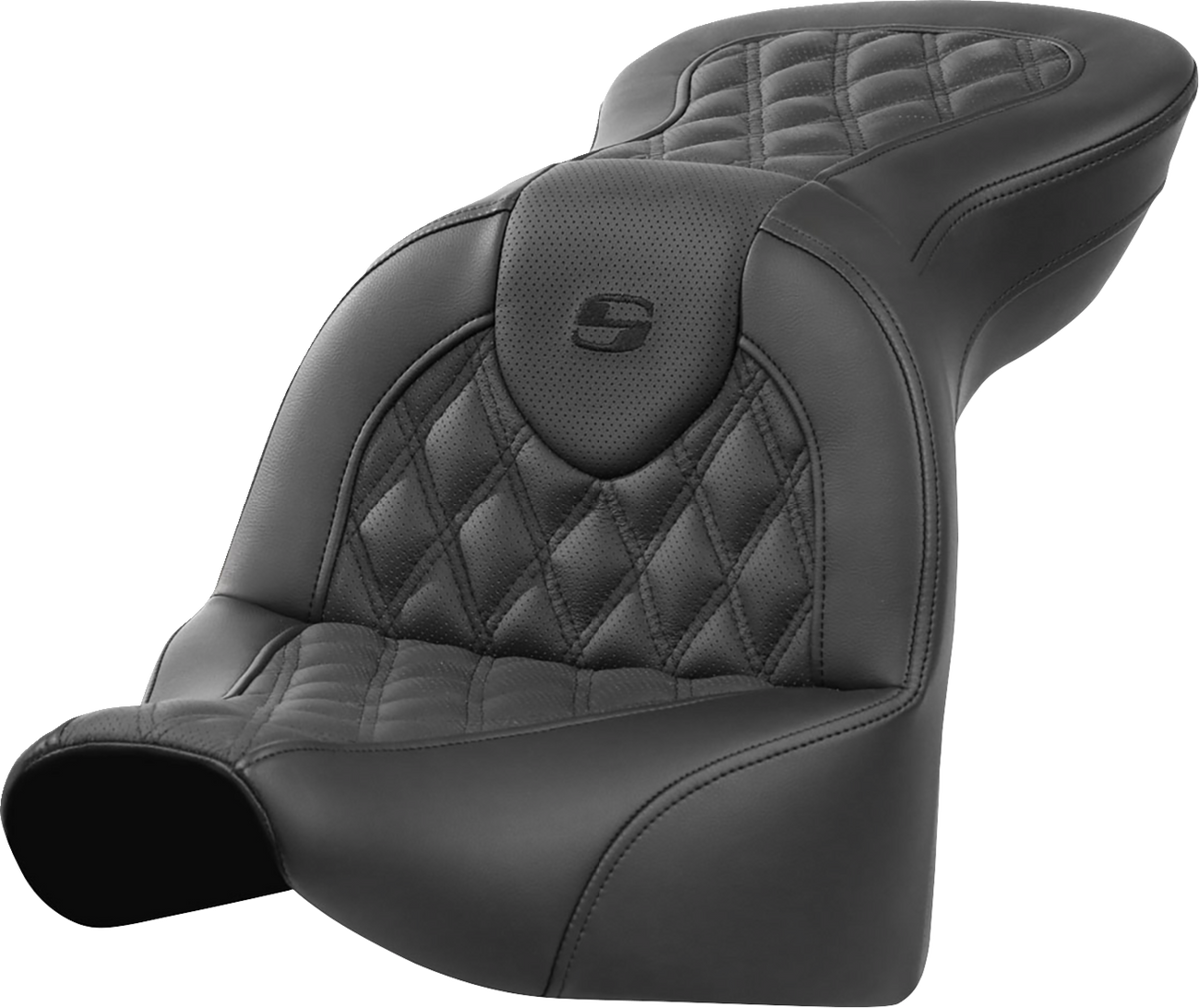 Saddlemen Roadsofa™ Seat - Without Backrest - Lattice Stitch - FXBR/S '18-'20