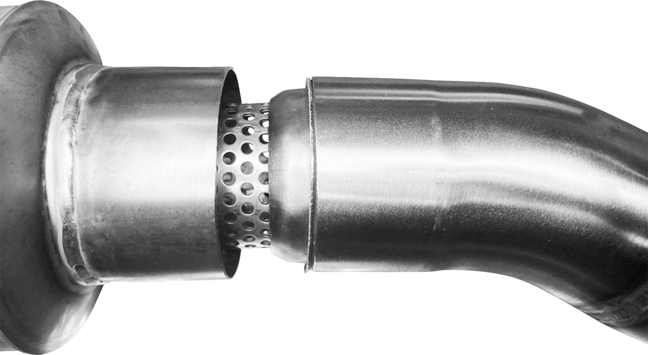 LeoVince Noise Reduction Insert Silencer - LV-10 - Stainless Steel