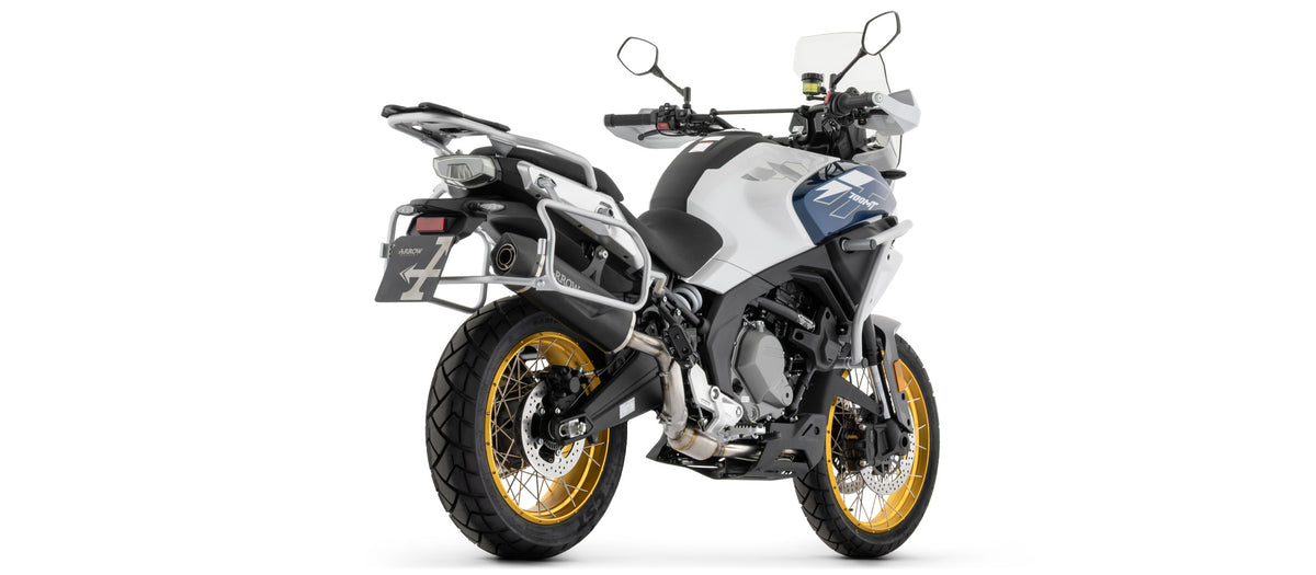 Full System With Indy Race Evo Aluminium Dark" Slip On With Carbon Fiber End Cap"