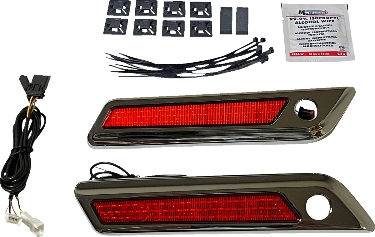 Custom Dynamics Saddlebag LED Latch Light