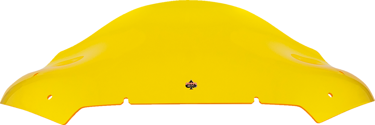 Klock Werks Kolor Flare® Windshield - 10" - Yellow - '23-'25 FLTRX
