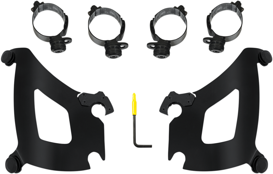 Memphis Shades Bullet Mounting Kit - Black - FLSB