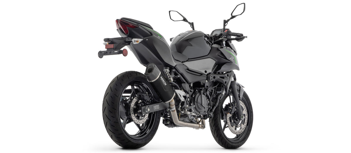 Arrow 71967AKN Indy Race Evo Aluminium Dark Slip On With Carbon End Cap