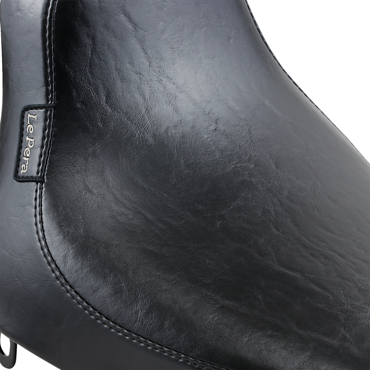Le Pera Silhouette Solo Seat - Smooth - Black - Softail '84-'99