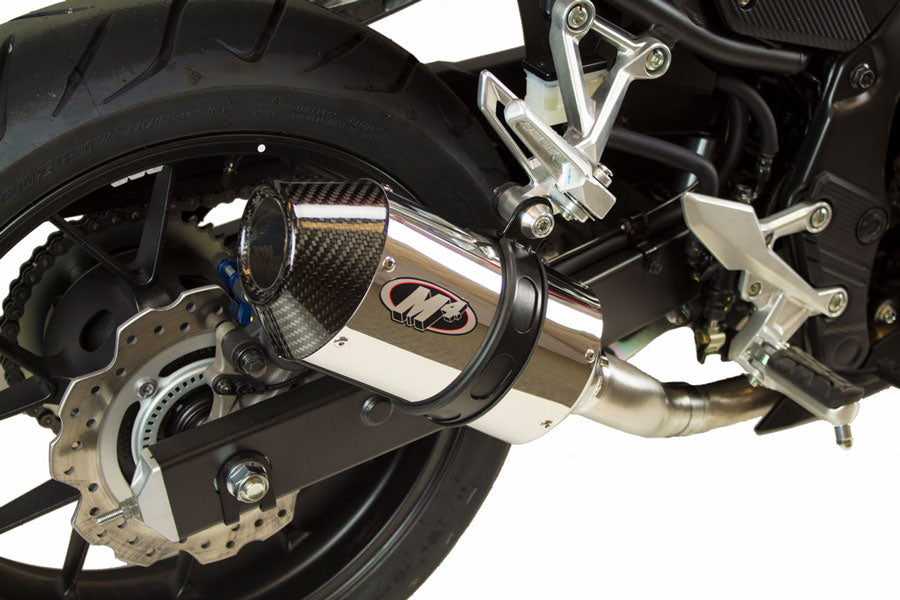M4 Exhaust 2017 Honda CBR500 Polished Full System