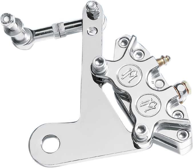 Performance Machine (PM) Front Caliper - 10" - Chrome - 73-83flh