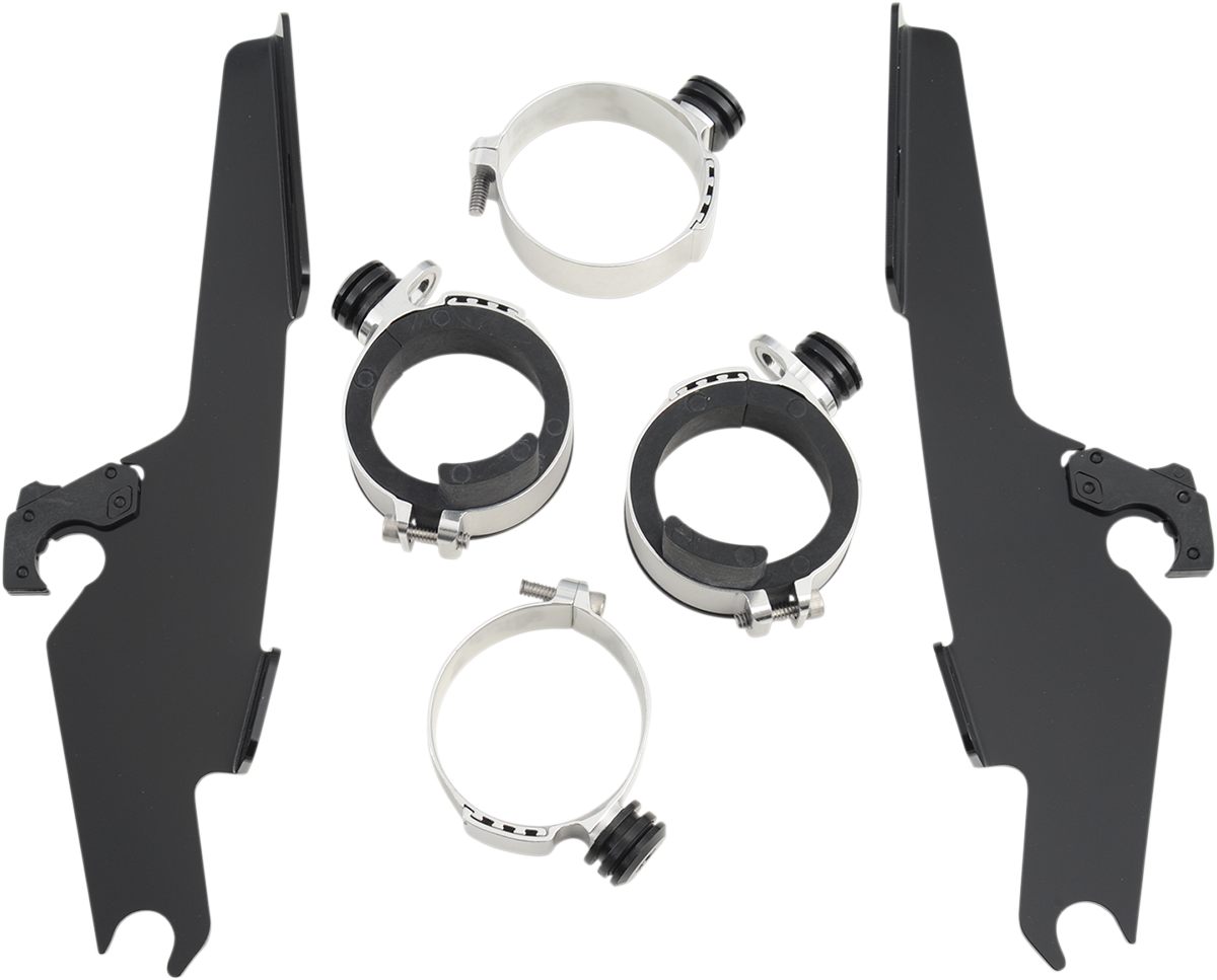 Memphis Shades Batwing Trigger Lock Mounting Kit - V Star - Black