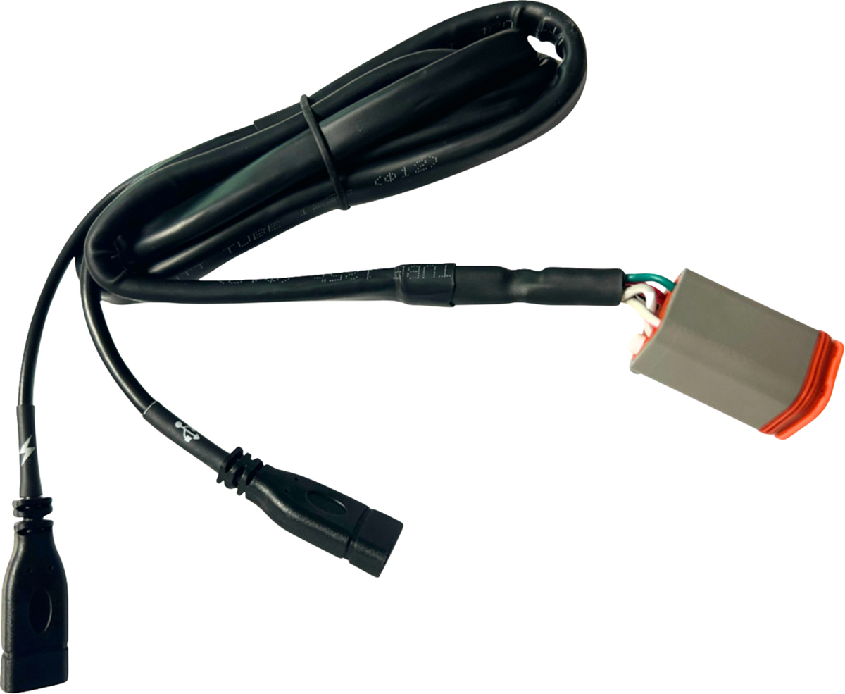 Custom Dynamics CarPlay Y-Harness - USB-C - Indian Plus