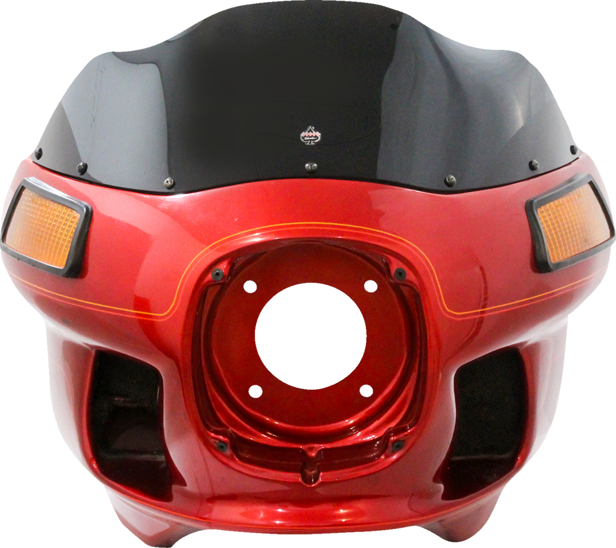 Klock Werks Flare® Windshield - 9" - Black - '83-'93 FXRT