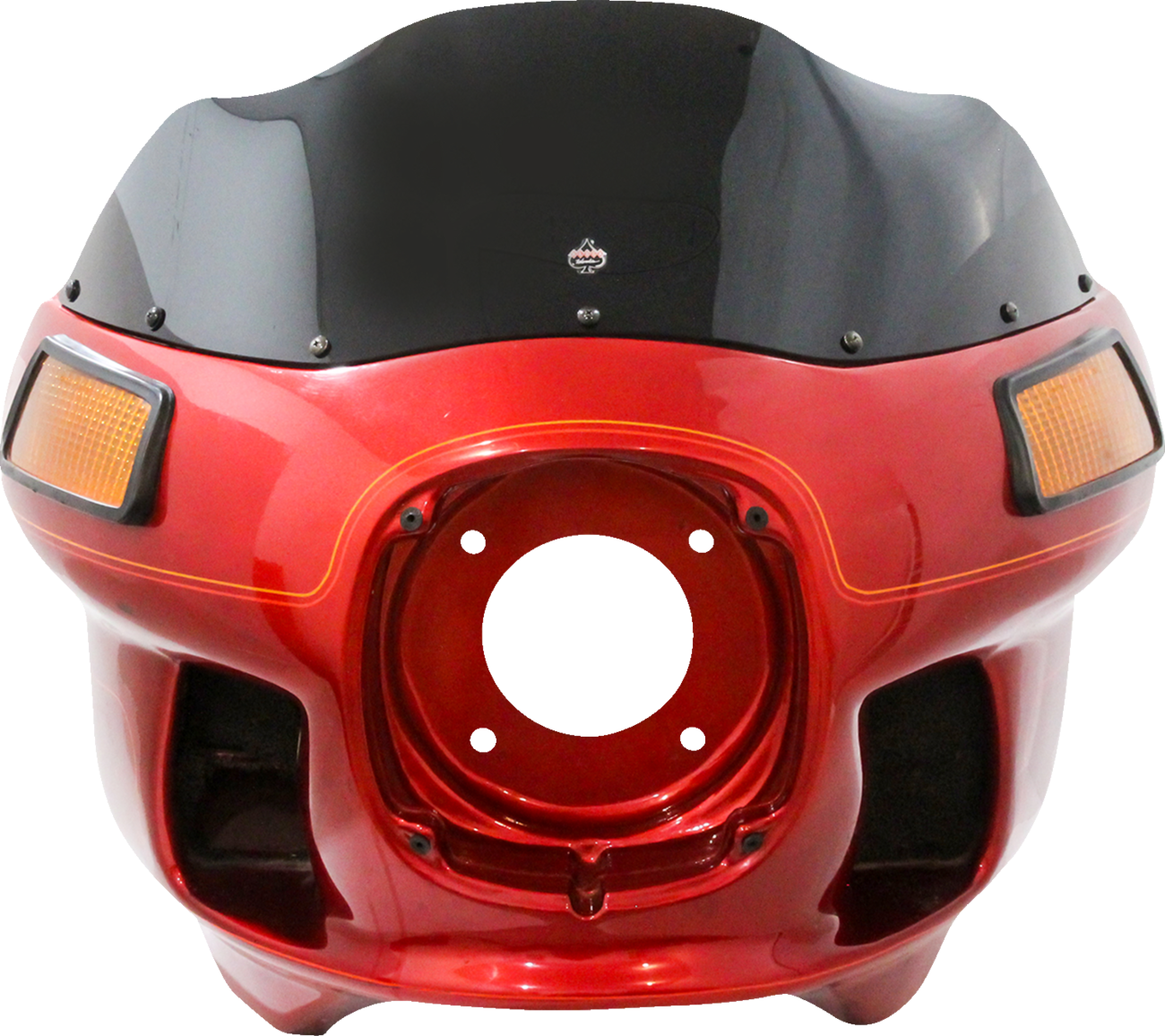 Klock Werks Flare® Windshield - 9" - Black - '83-'93 FXRT