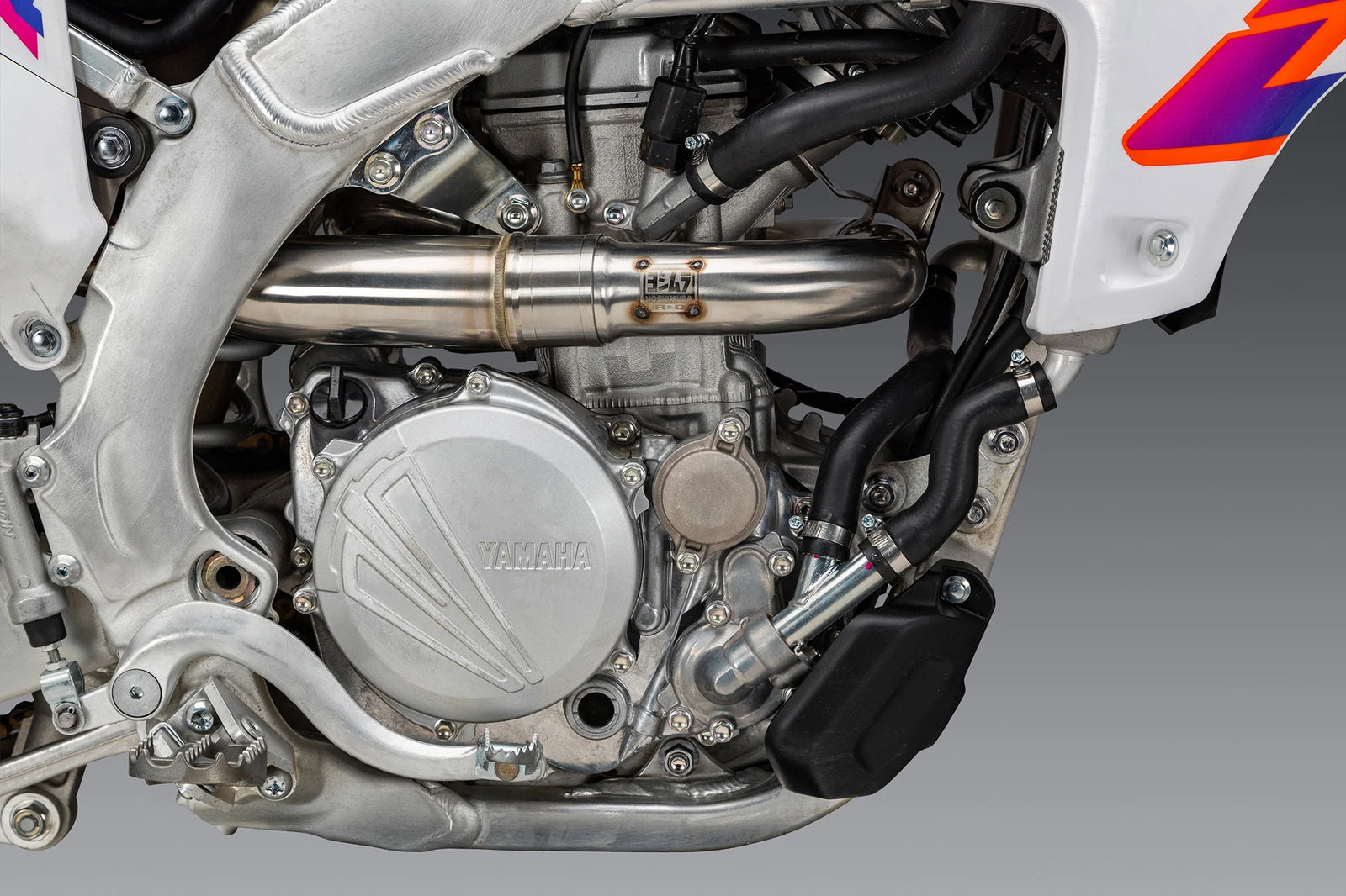 Yoshimura YZ250F 24-26 RS-12 Stainless Full Exhaust, W/ Aluminum Muffler