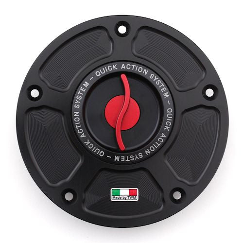 TWM Quick Action Fuel Cap ホンダCBR1000rrr TWM SC - TWM Quick Action CNC Aluminum Gas Cap for Honda