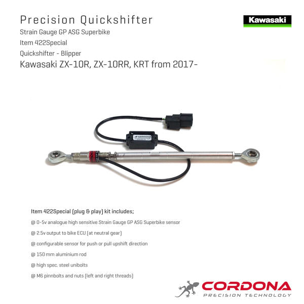 Cordona GP ASG Plug and Play Quickshifter Kit for ZX10R ZX10RR
