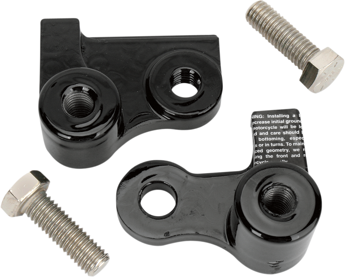 Burly Brand Lowering Kit - Rear - Lowers 1" - Black - '06-'17 FXD