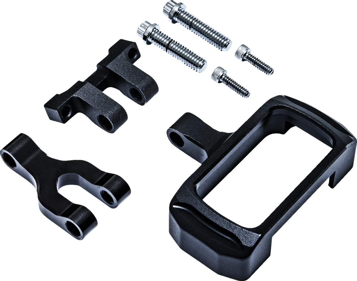 Performance Machine (PM) Gauge Relocation Kit - Black Ops® - Softail