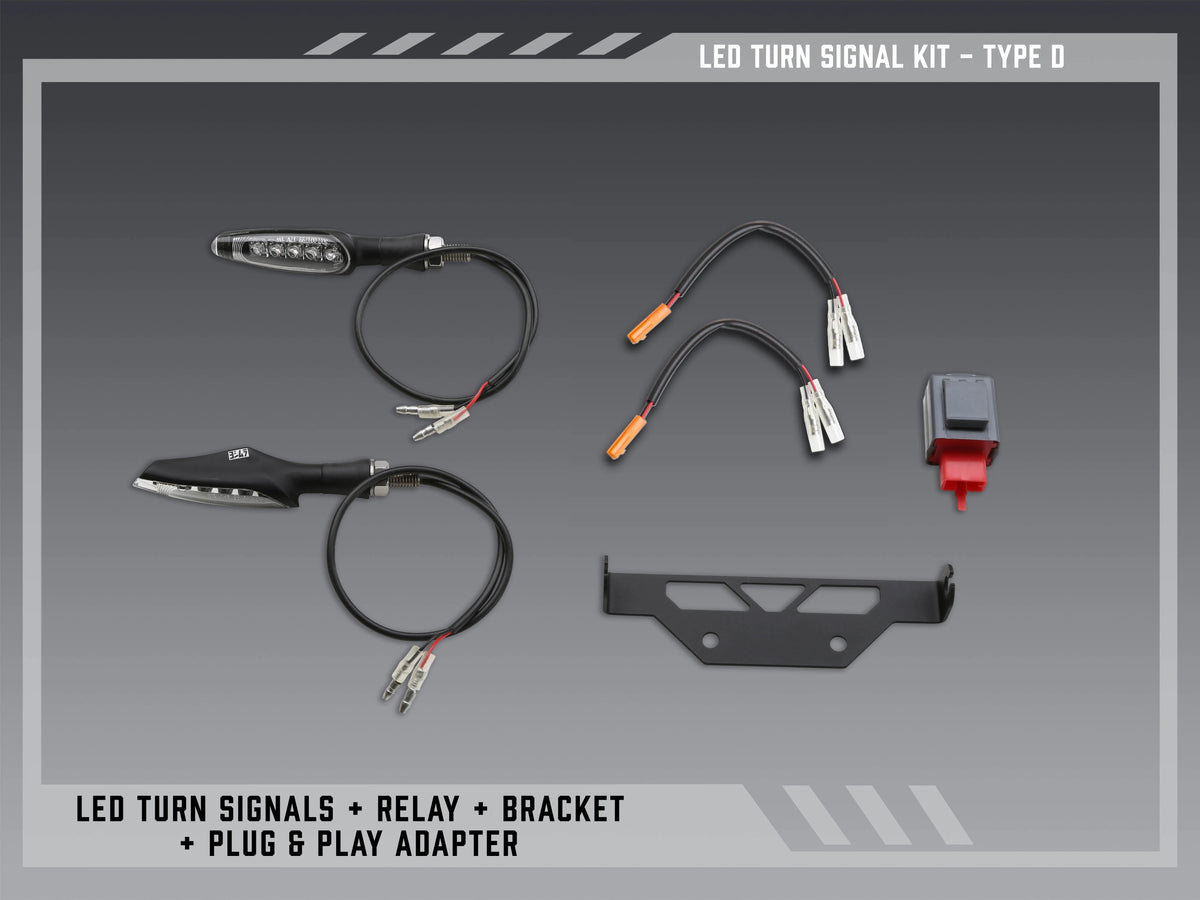 Yoshimura Type D Standard LED Signal Kit For V2 Fender Eliminators